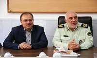 دیدار سرپرست دانشگاه علوم پزشکی با فرمانده انتظامی خراسان شمالی